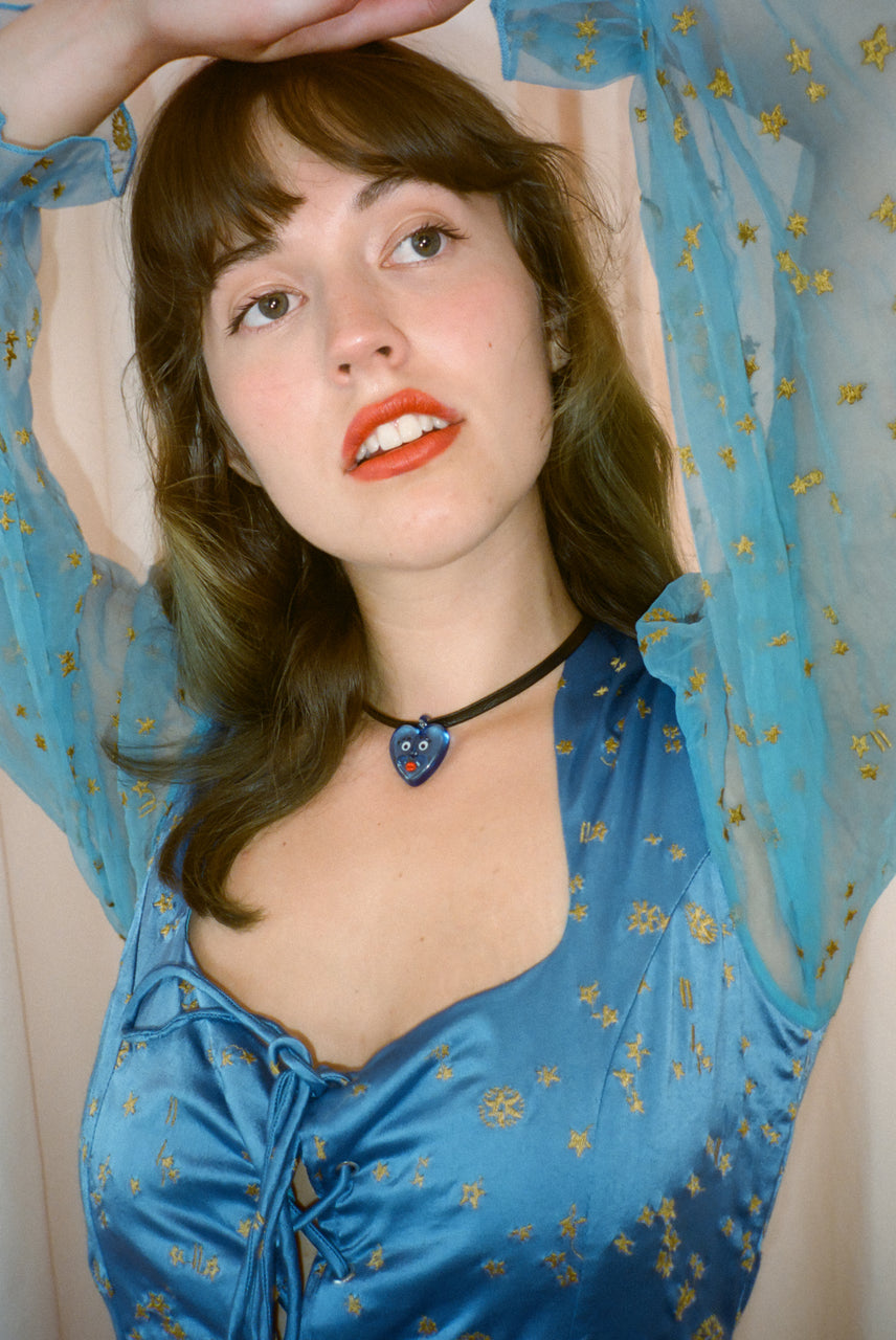 Valentine Choker - Blue