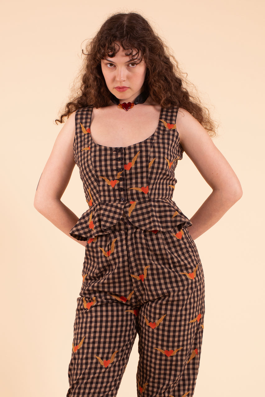 Sappho Corset - Heartwing Embroidery
