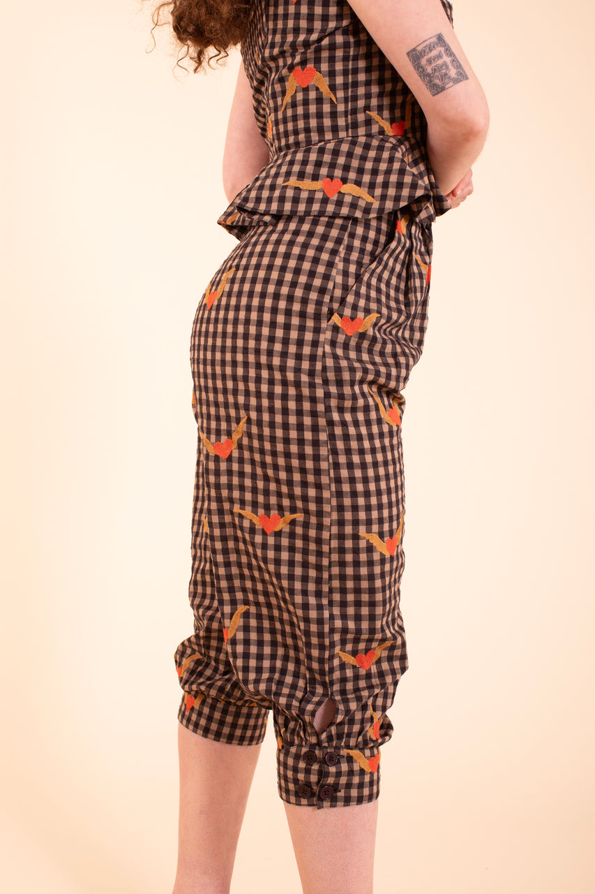 Bodleian Pants - Heartwing Embroidery