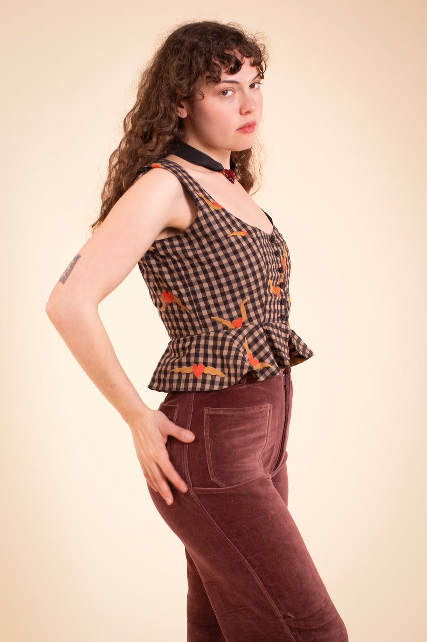 Sappho Corset - Heartwing Embroidery