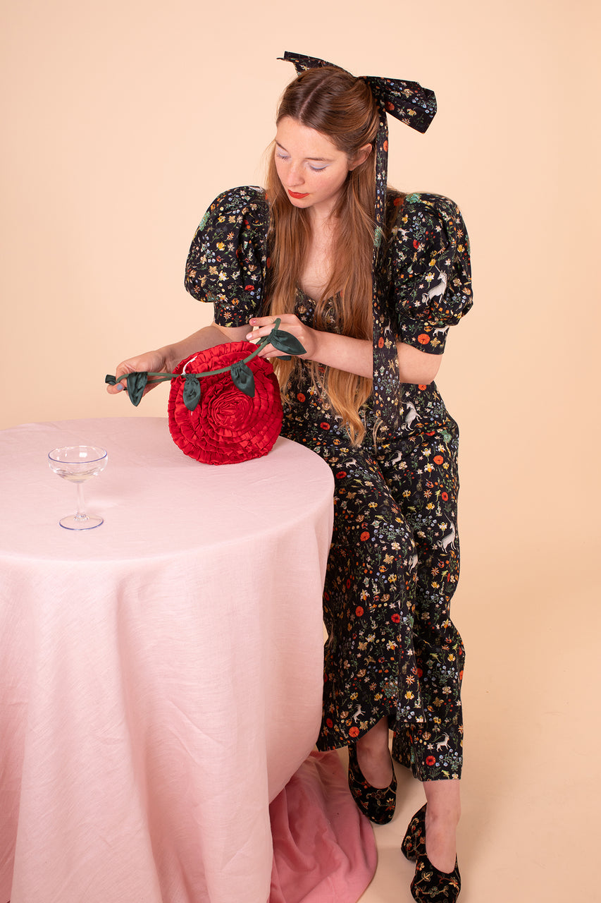 Rosebud Bag - Red