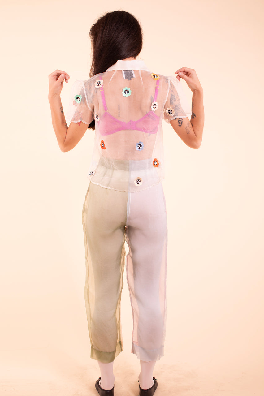 HKM Flower Medallion Blouse