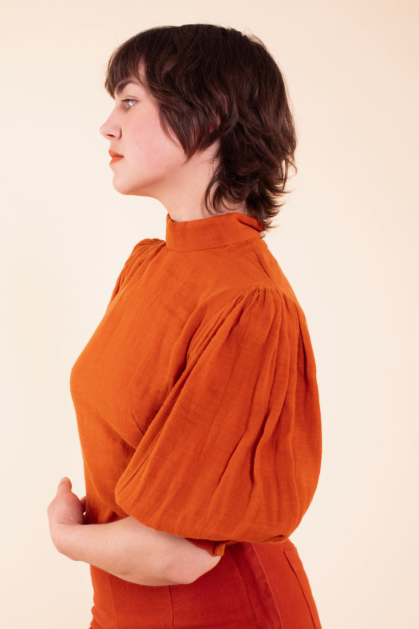Georgina Blouse - HKM - Paprika Gauze