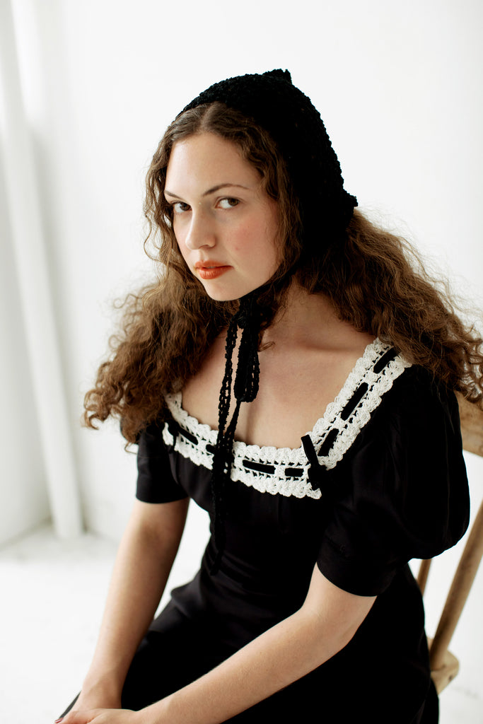 Arachne Bonnet - Black – Samantha Pleet