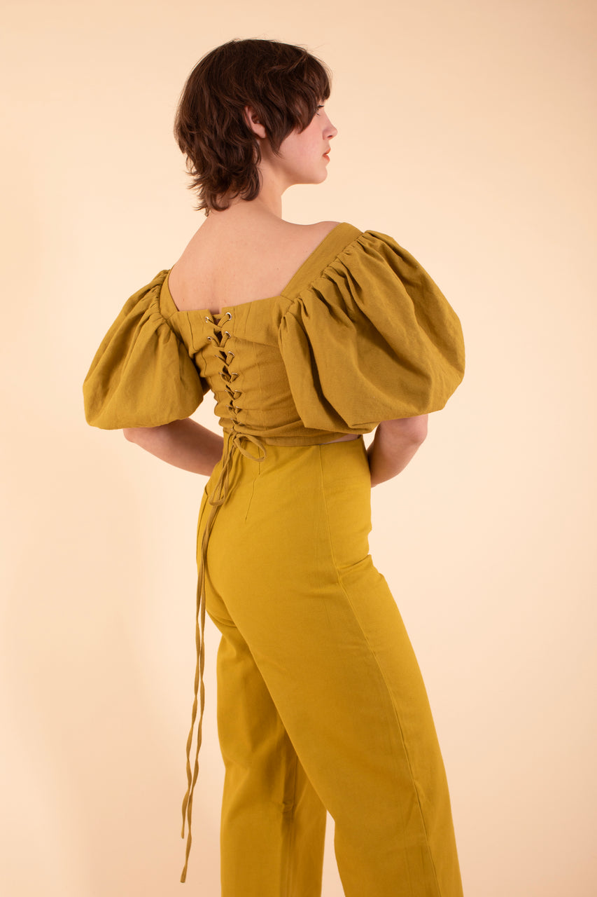 Reed Pants - HKM - Mustard Canvas