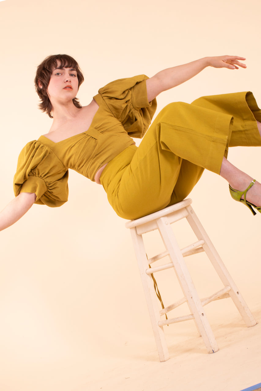 Reed Pants - HKM - Mustard Canvas