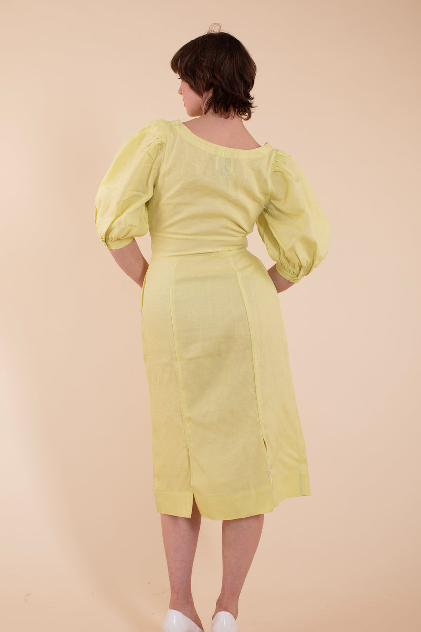 Elton Dress - HKM - Dew Linen