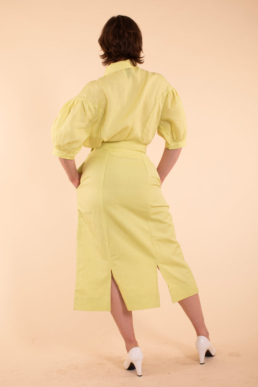 Emma Skirt - HKM - Dew Linen