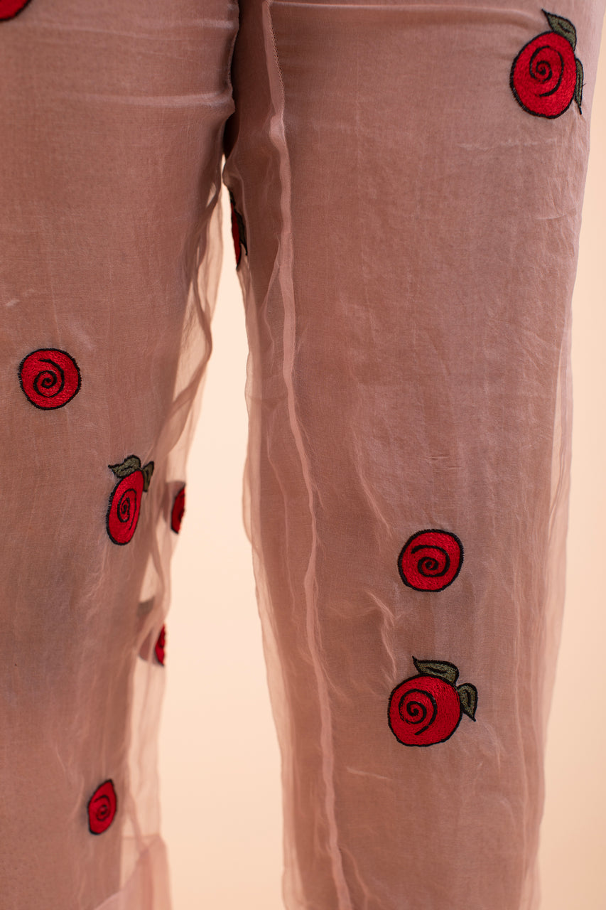 Weatherberry Pant - HKM - Rose Embroidery