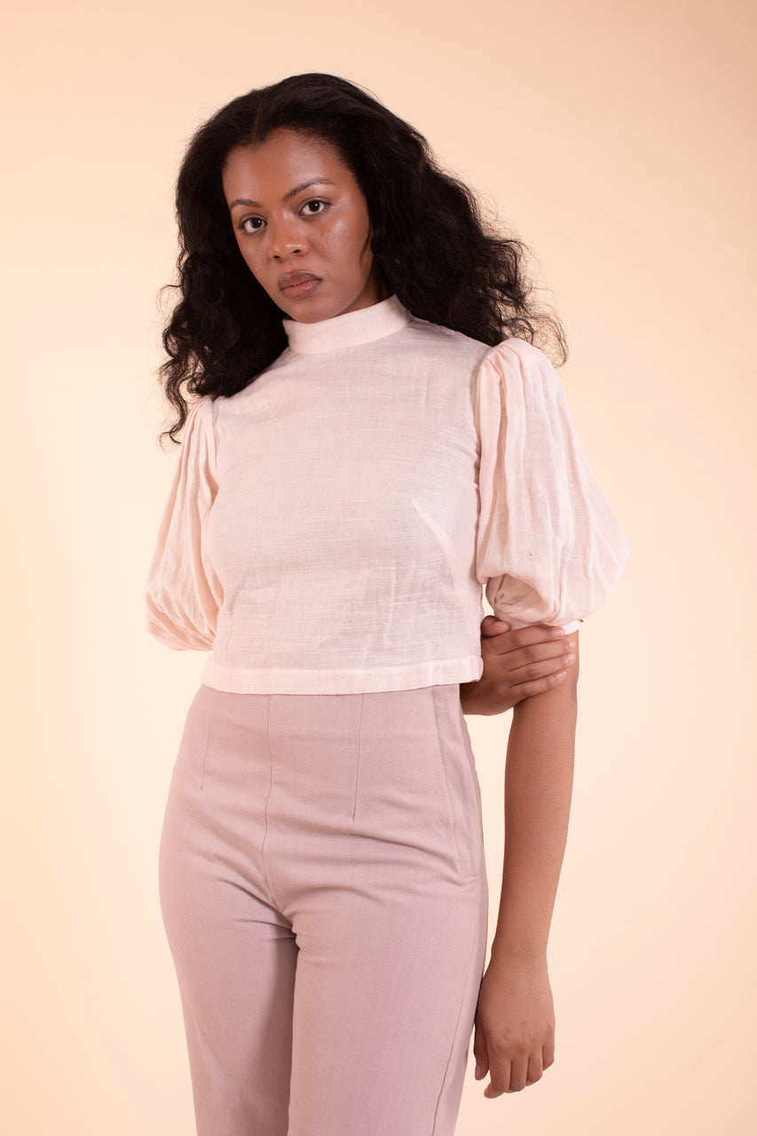 Georgina Blouse - HKM - Lilac Gauze