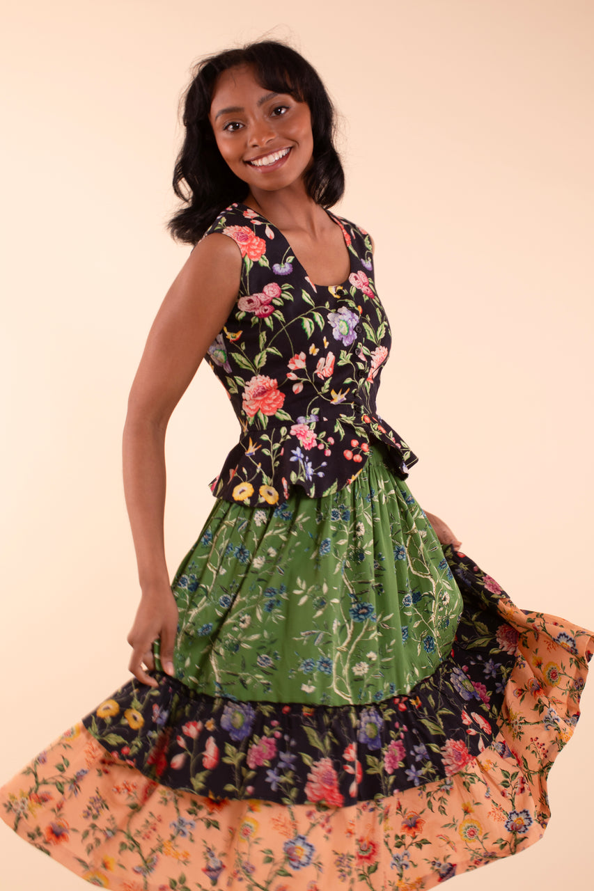 Sonnet Skirt - Wallpaper Prints