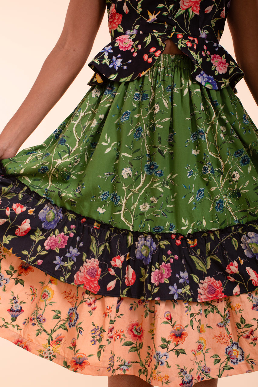 Sonnet Skirt - Wallpaper Prints