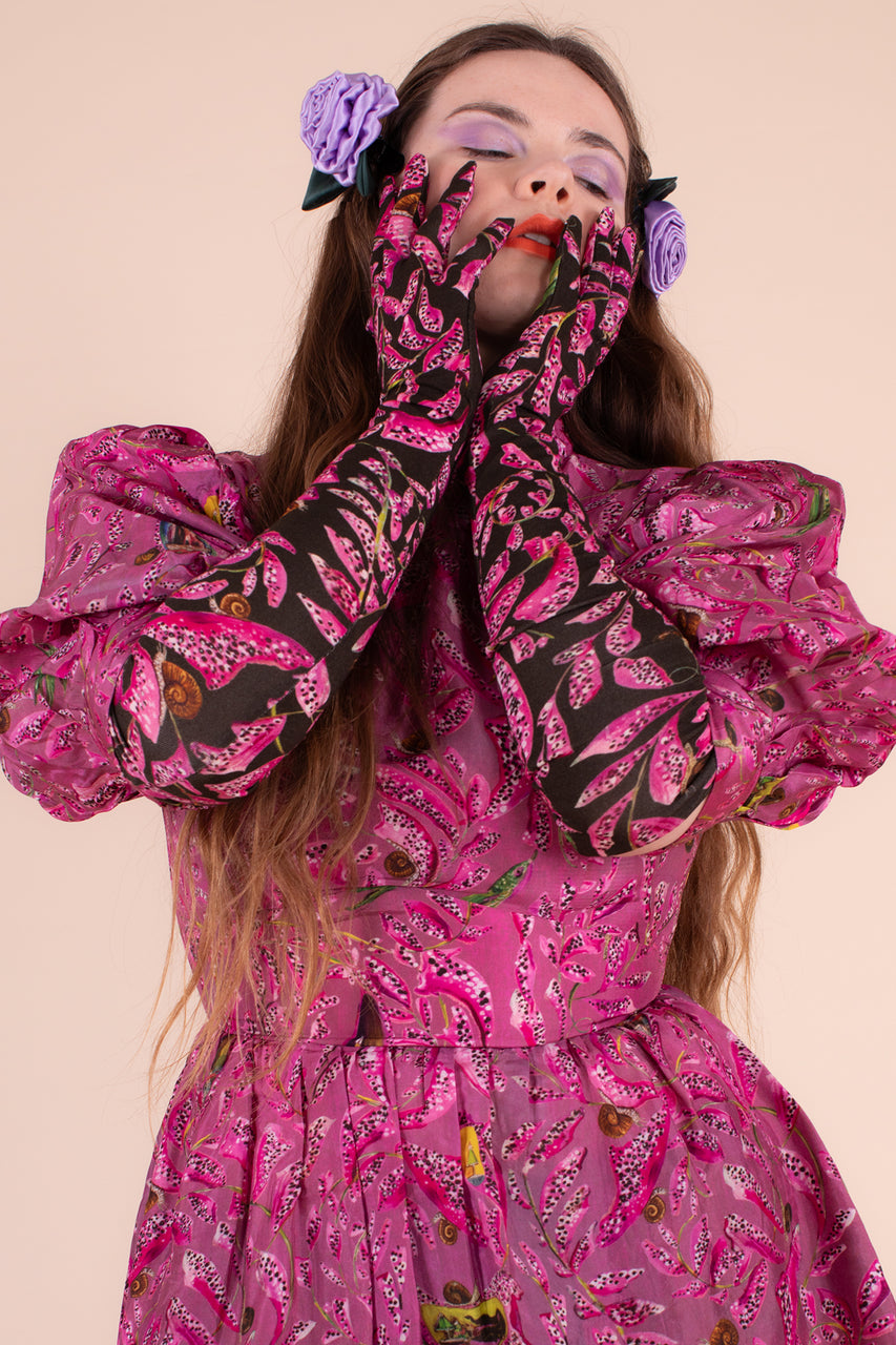 Opera Gloves - Foxglove