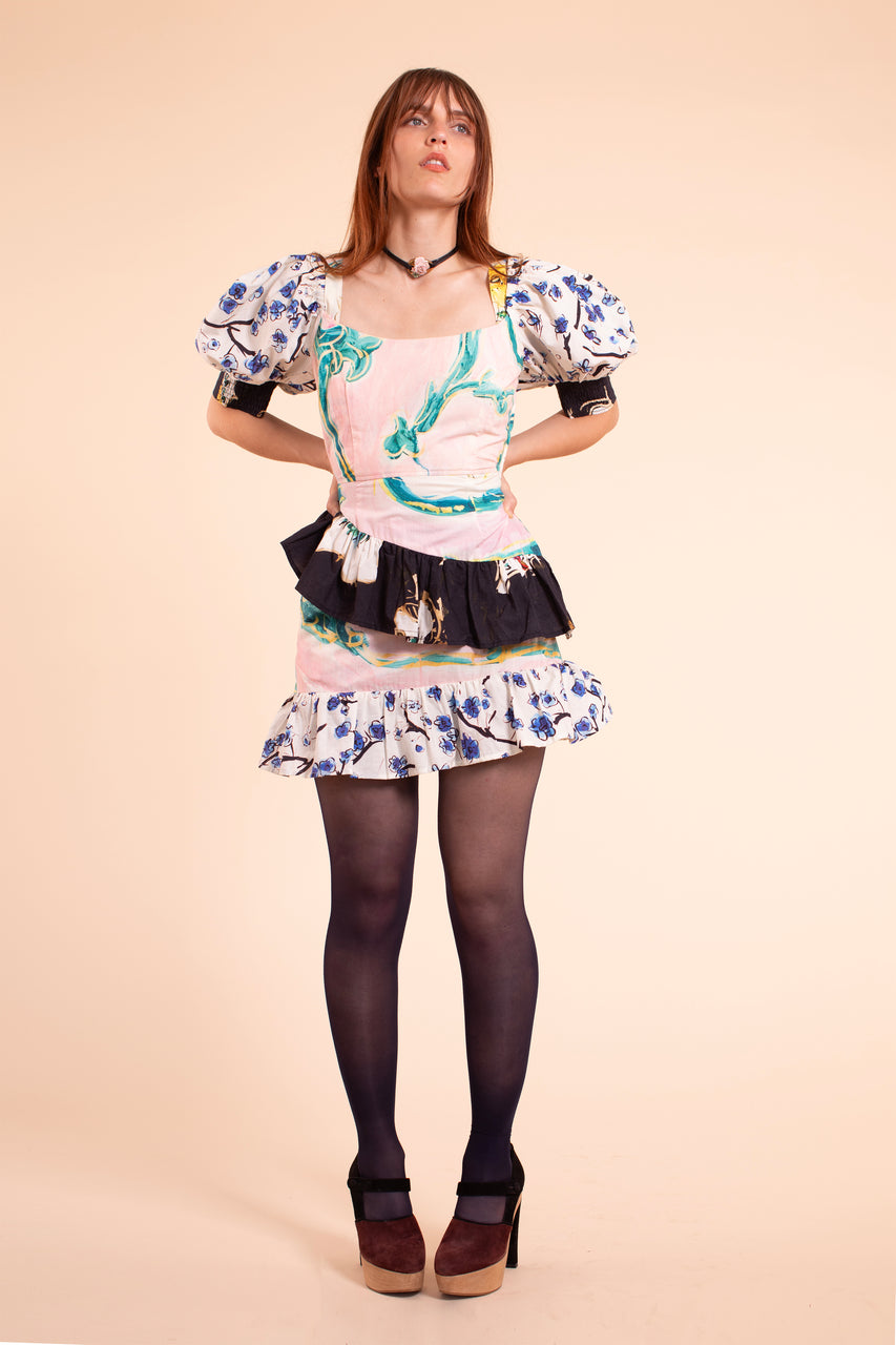 Short Porcelain Dress - Mixed Porcelain