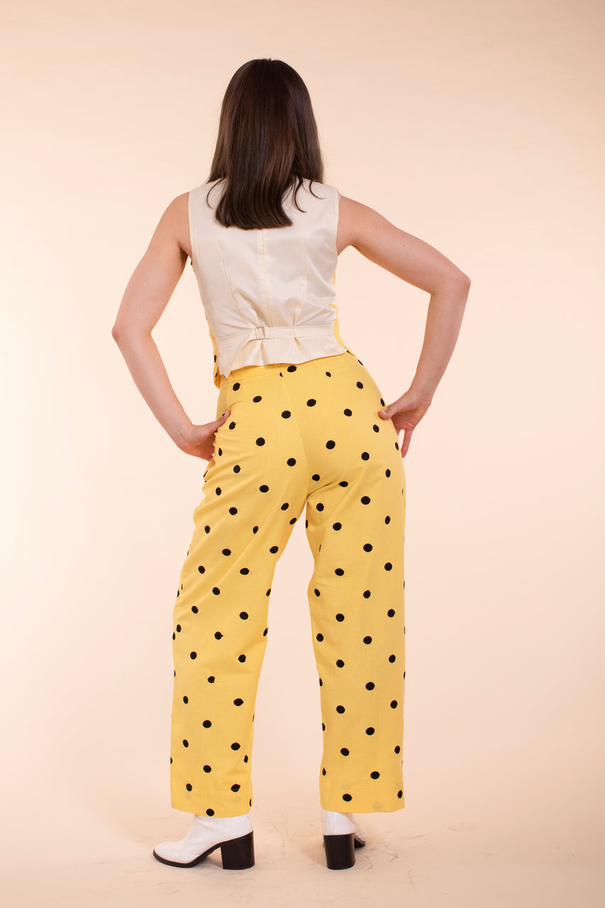 Noble Trouser - Buttercup Linen