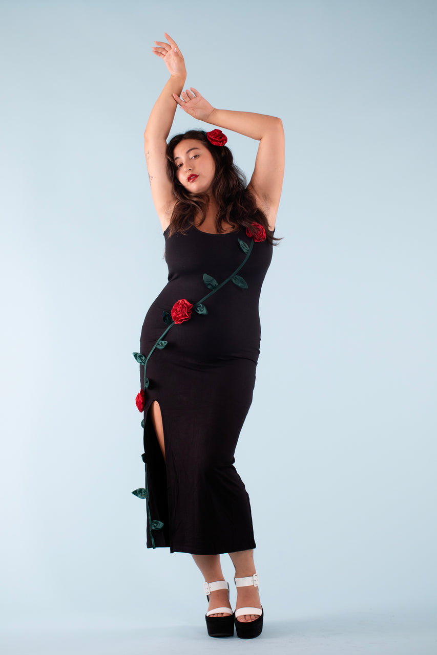 Climbing Rose Dress