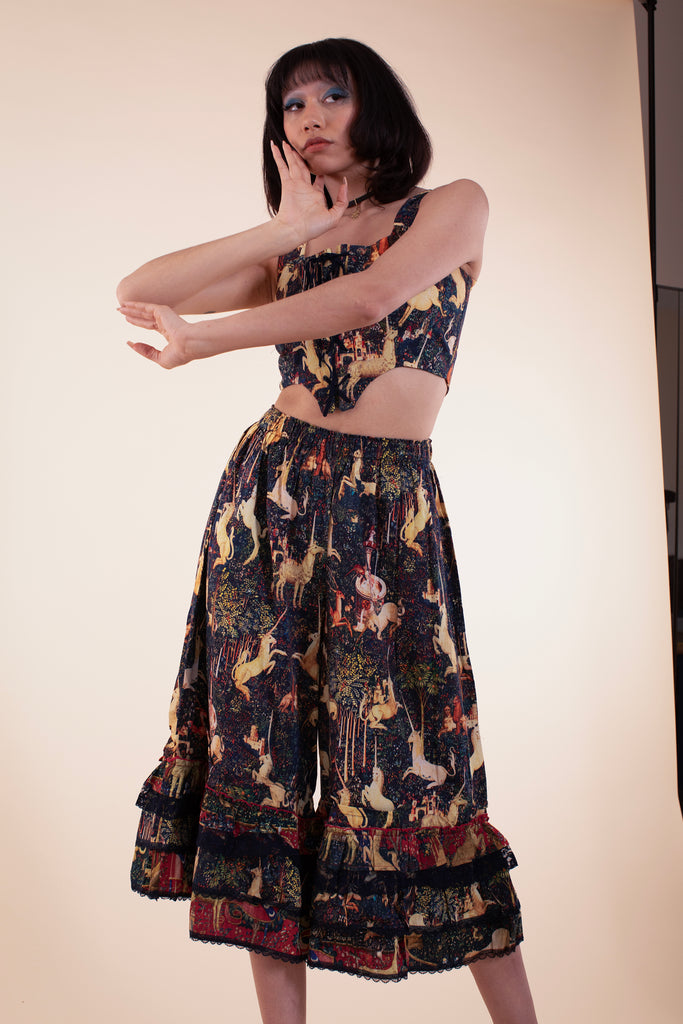 ★関税込★ROMANTIC CROWN★ROMANTIC STREET JACQUARD PANTS★ ROMANTIC CROWN☆関税込男女OK ROMANTIC STREET JACQUARD PANTS