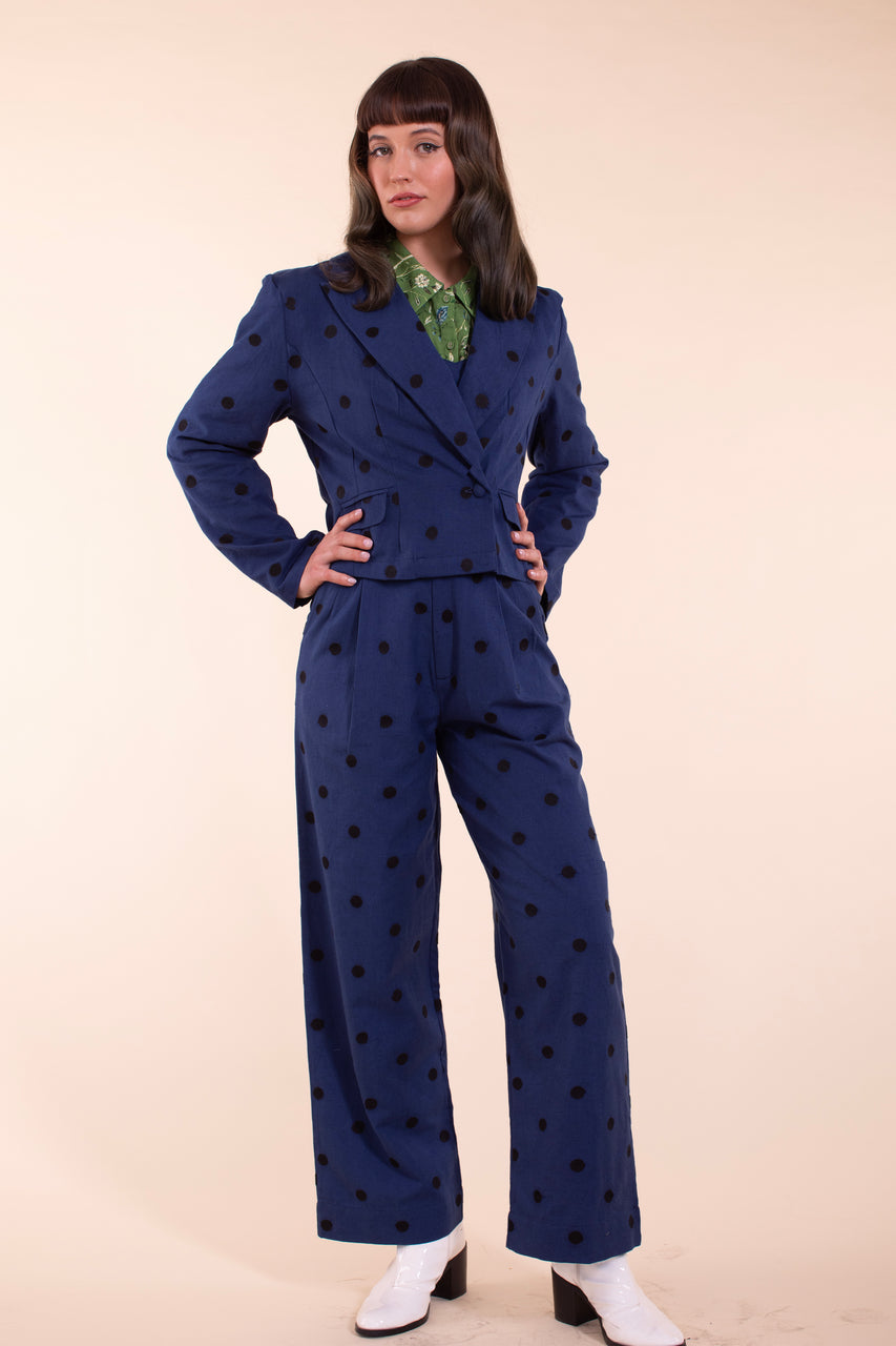 Noble Blazer - Indigo Linen