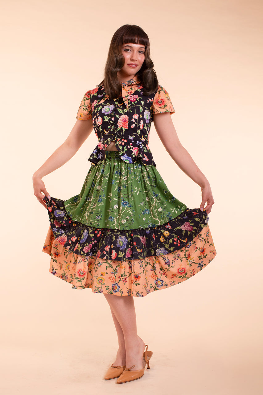 Sonnet Skirt - Wallpaper Prints