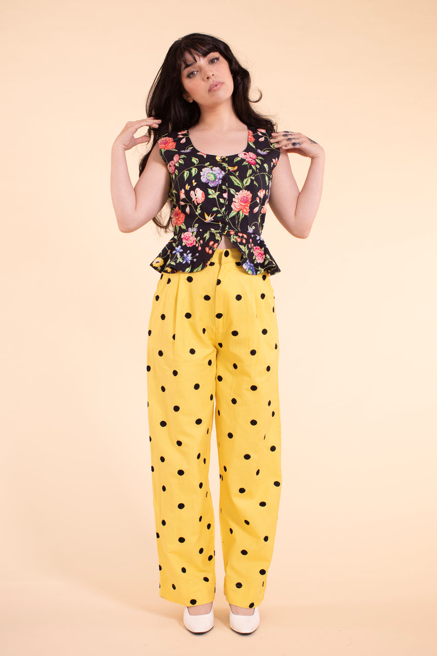 Noble Trouser - Buttercup Linen