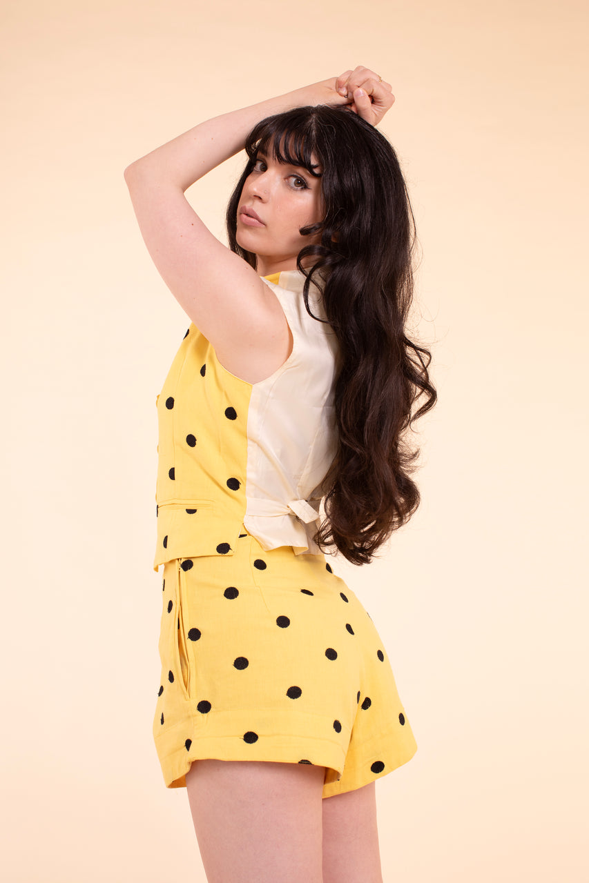 Noble Shorts - Buttercup Linen