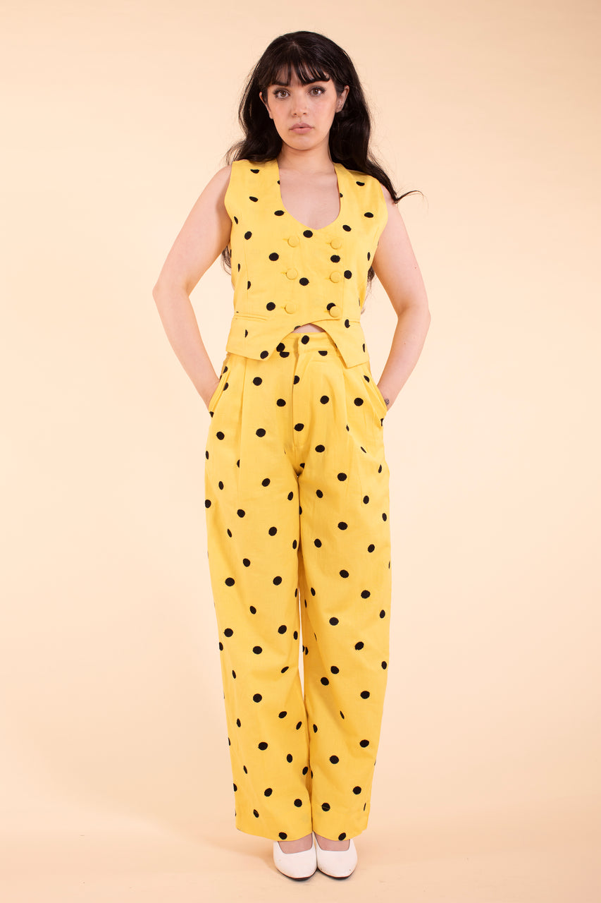 Noble Vest - Buttercup Linen