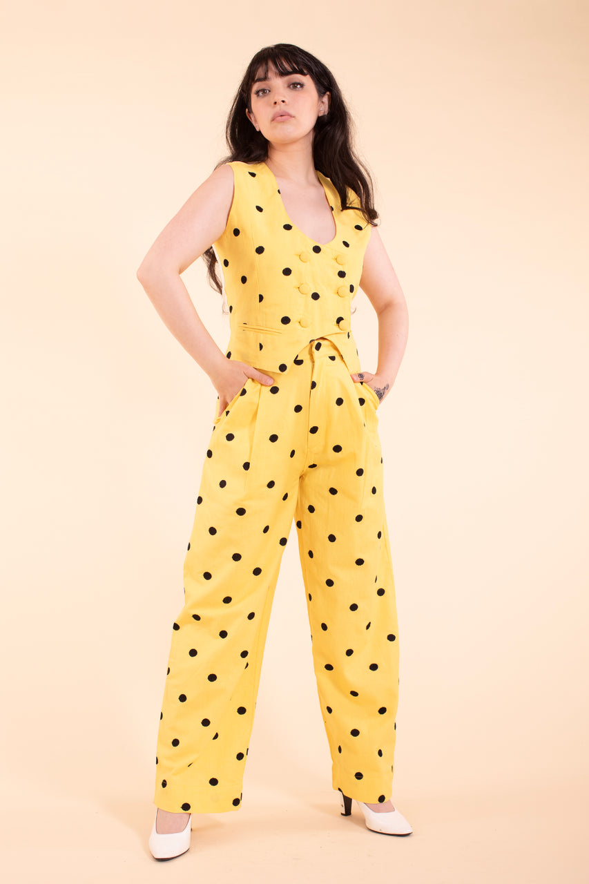 Noble Trouser - Buttercup Linen
