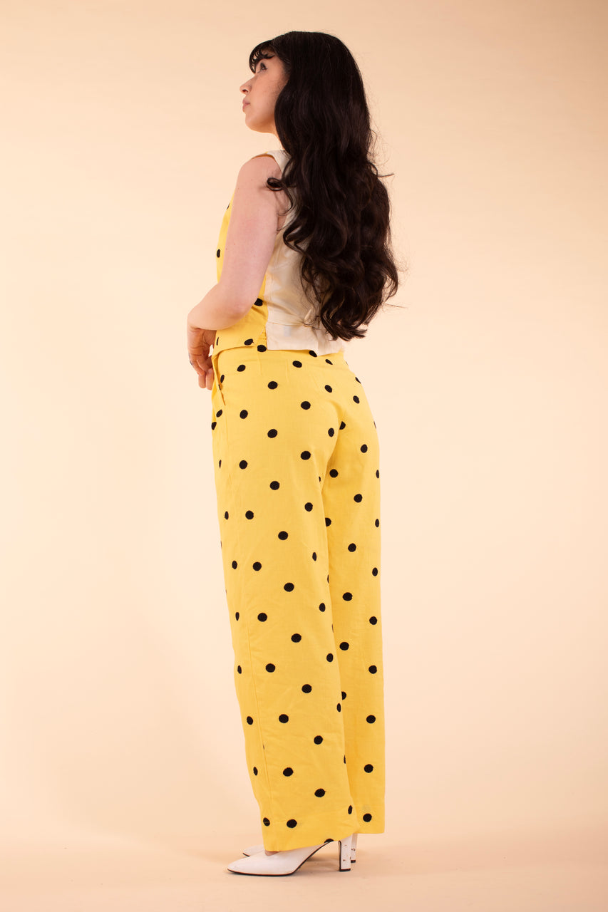 Noble Trouser - Buttercup Linen