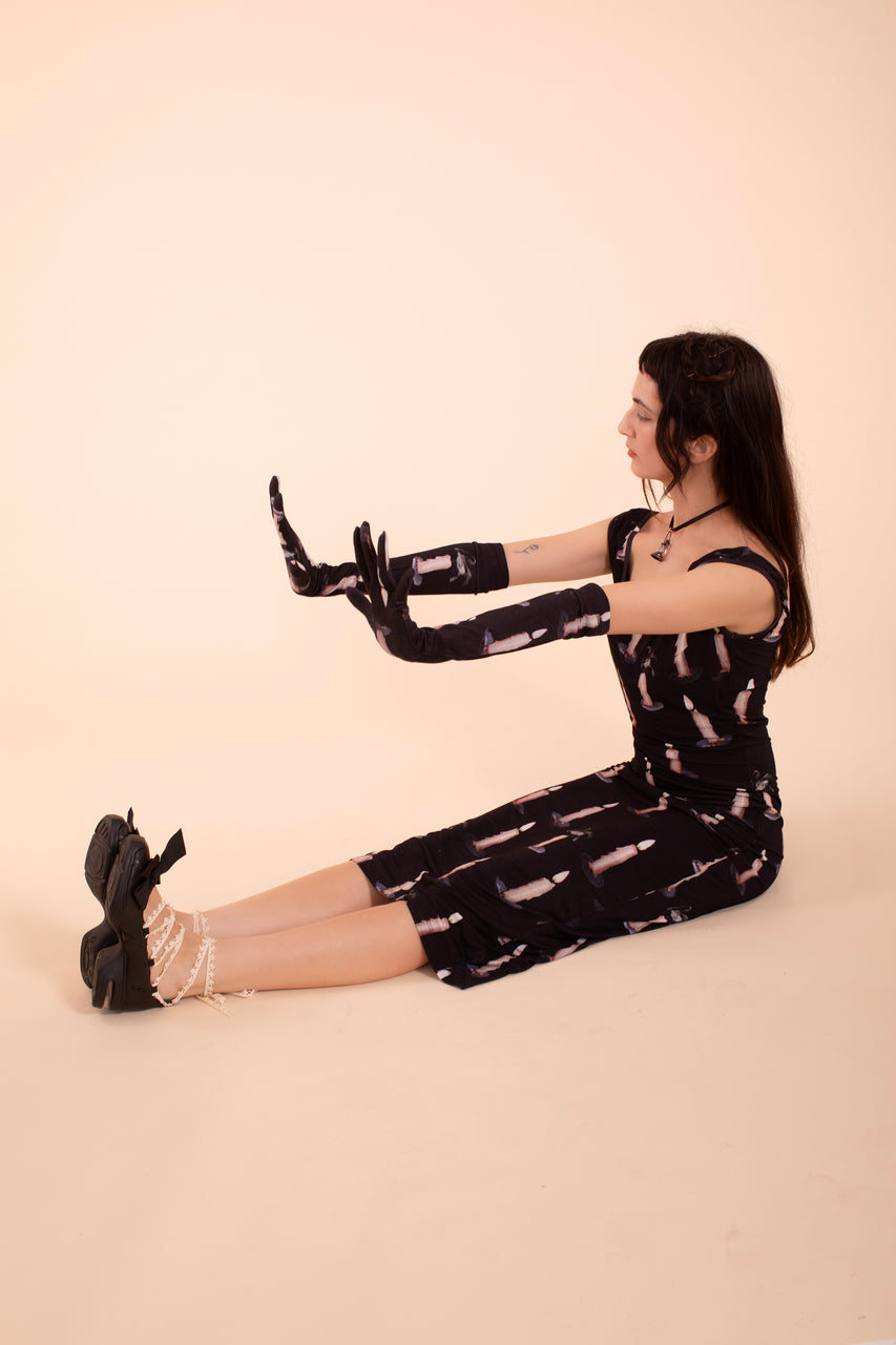 Opera Gloves - Candle