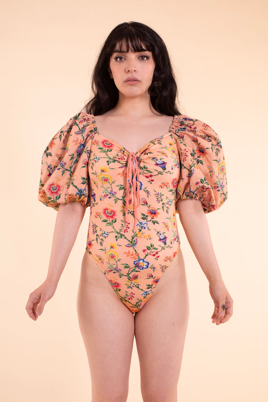 Guinevere Bodysuit - Pink Wallpaper