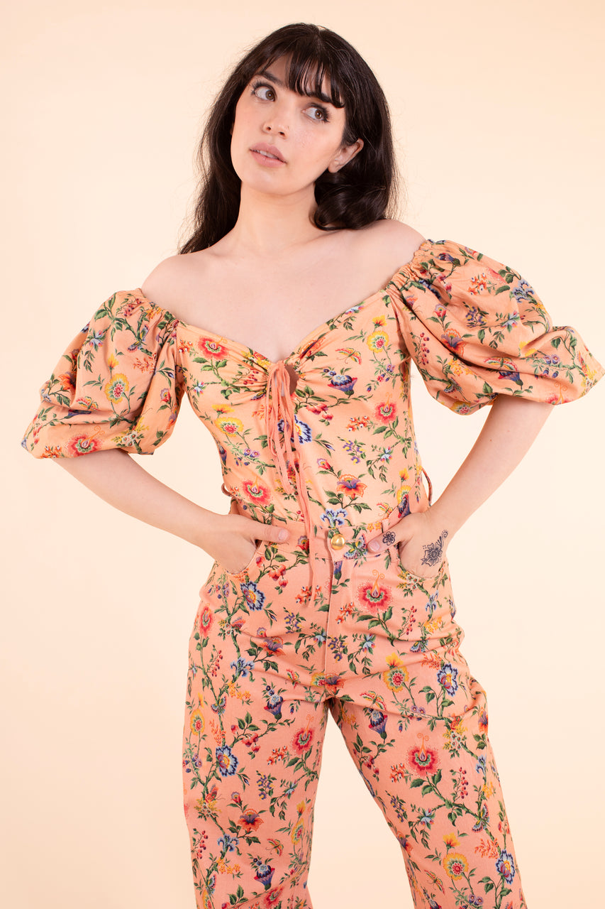 Guinevere Bodysuit - Pink Wallpaper