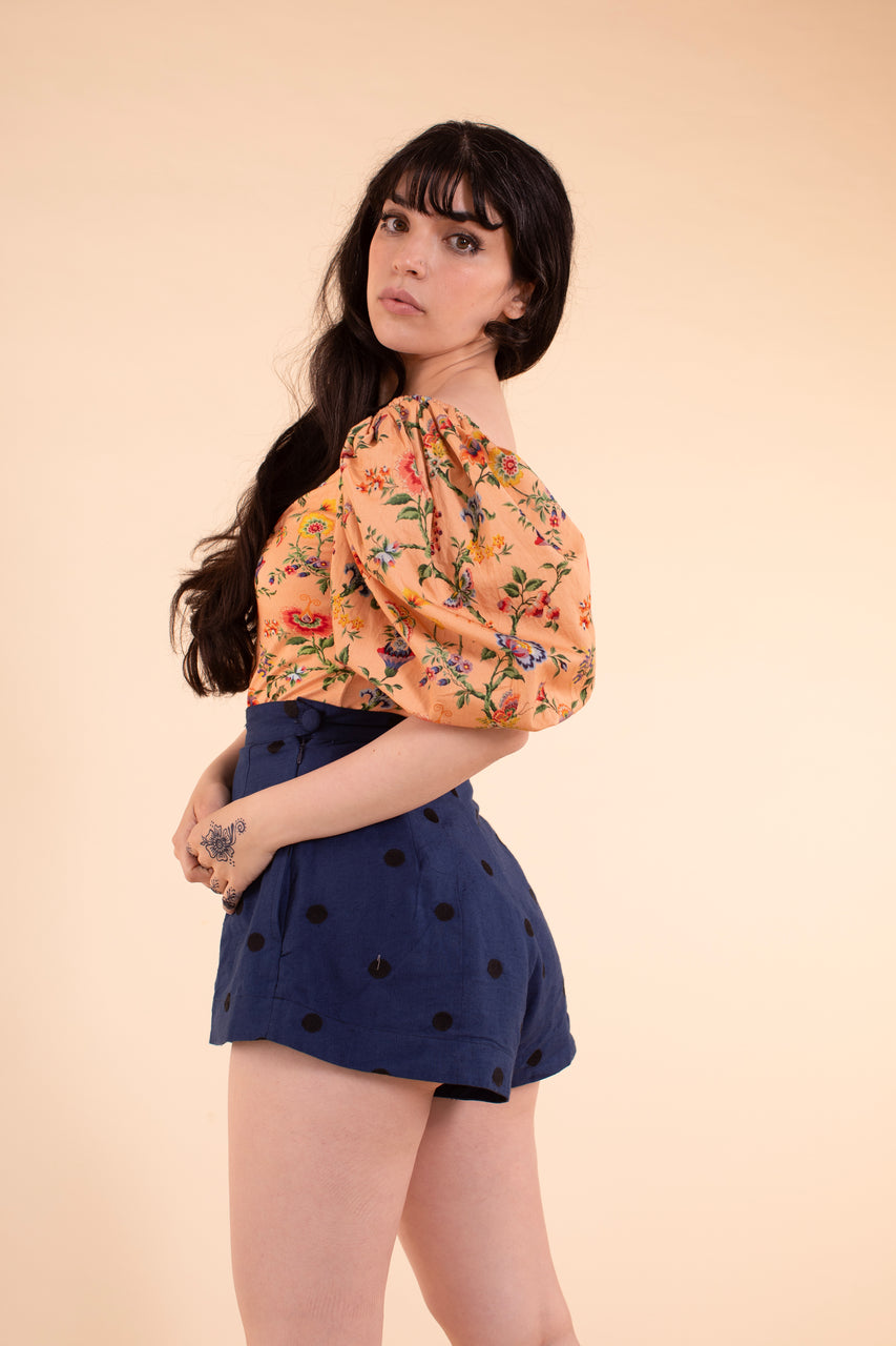 Noble Shorts - Indigo Linen