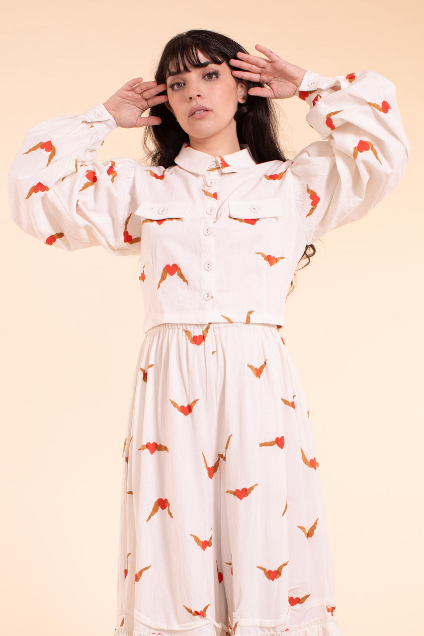 Bergamot Blouse - Heartwing Embroidery