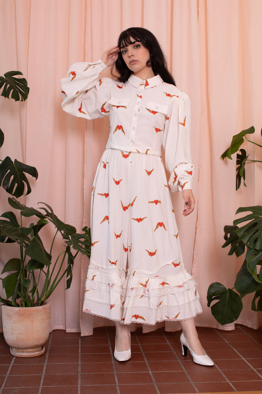 Bergamot Blouse - Heartwing Embroidery