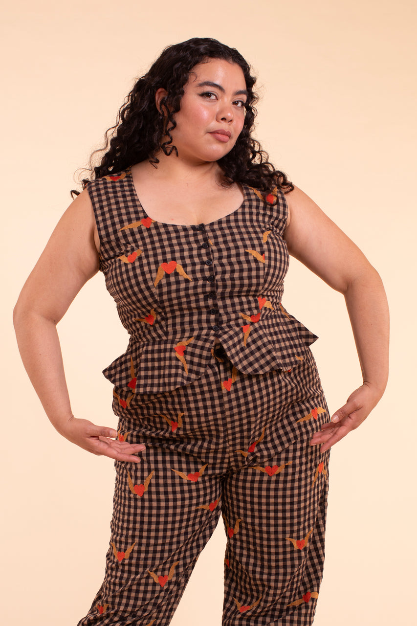 Sappho Corset - Heartwing Embroidery