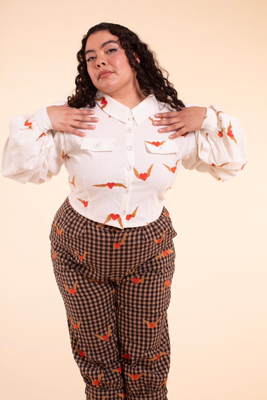 Bergamot Blouse - Heartwing Embroidery