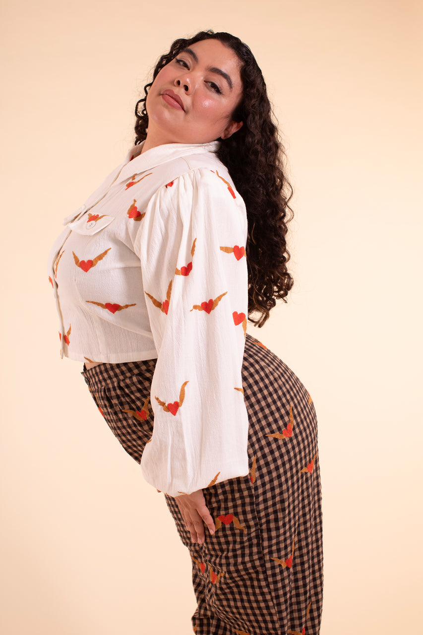 Bergamot Blouse - Heartwing Embroidery