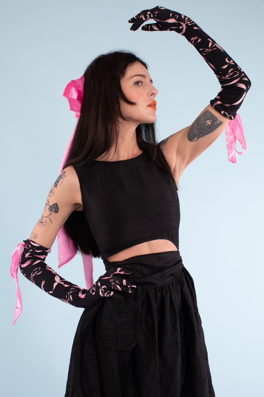 Opera Gloves - Ribbon