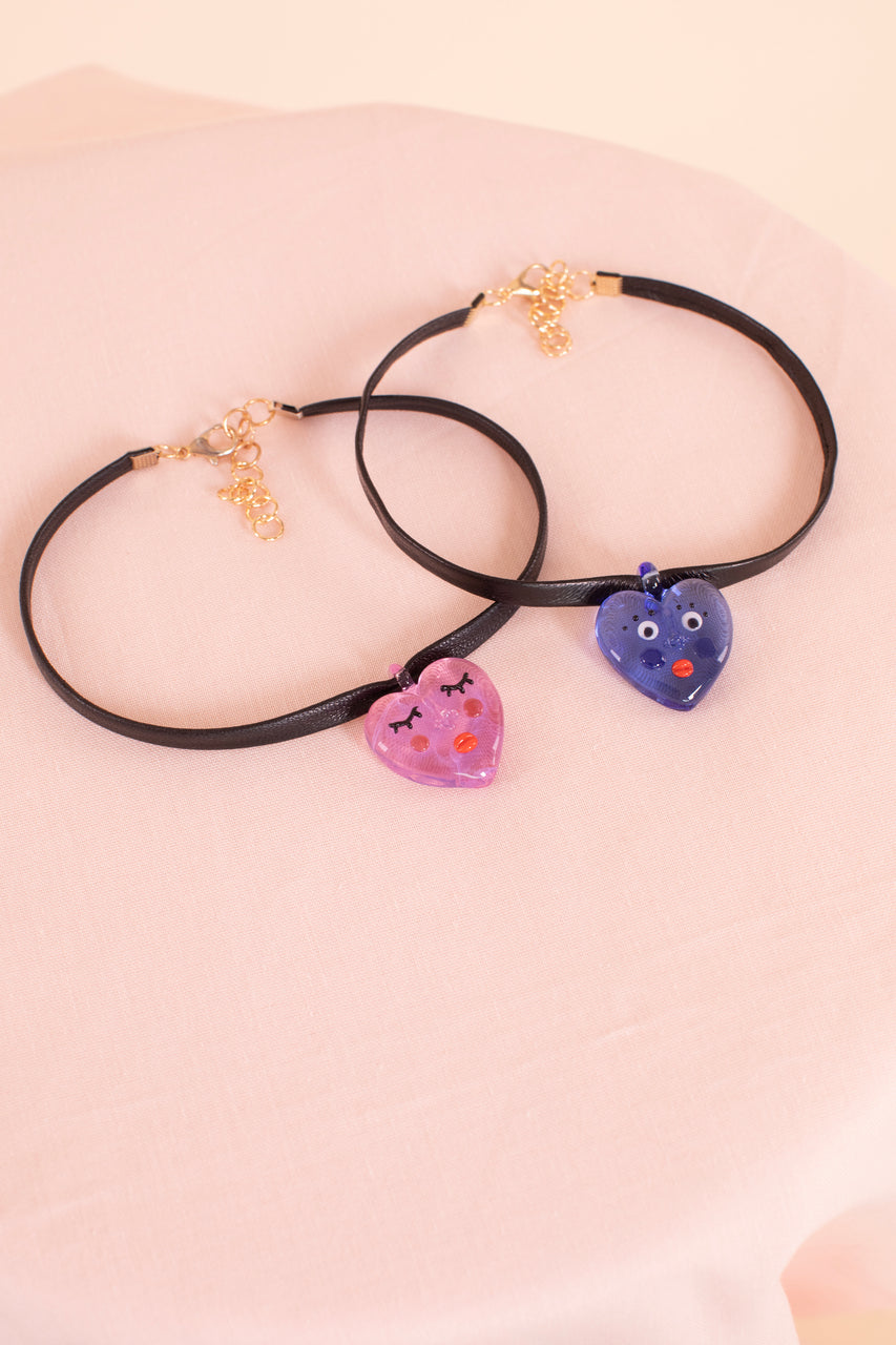 Valentine Choker - Blue