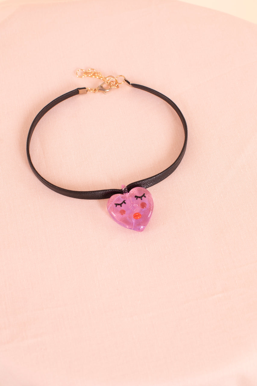 Valentine Choker - Pink