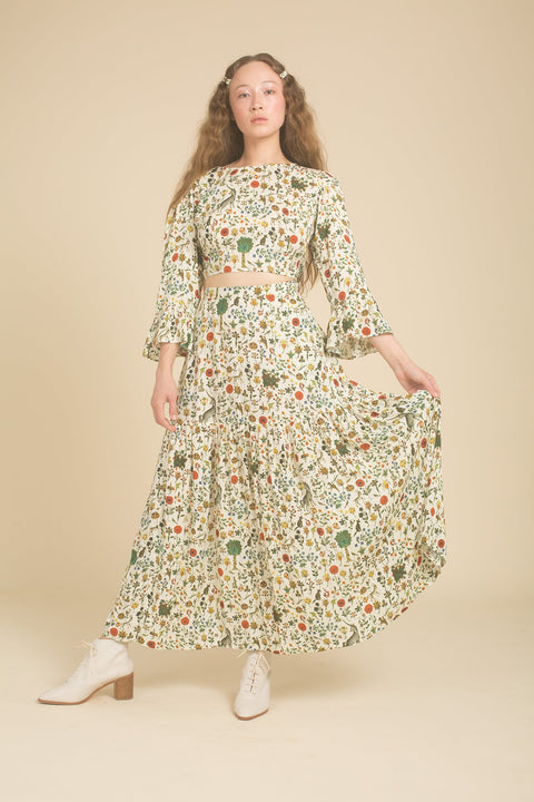 Freda Skirt - Ivory Illuminated