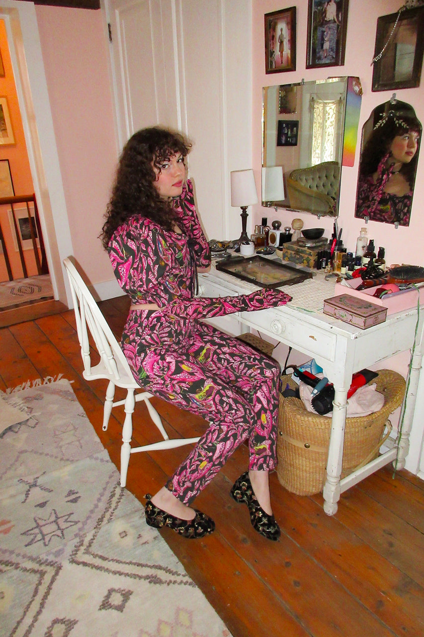 Opera Gloves - Foxglove