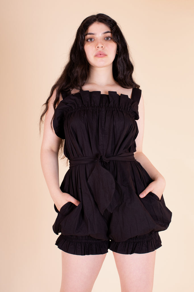 Bubble Romper - Black