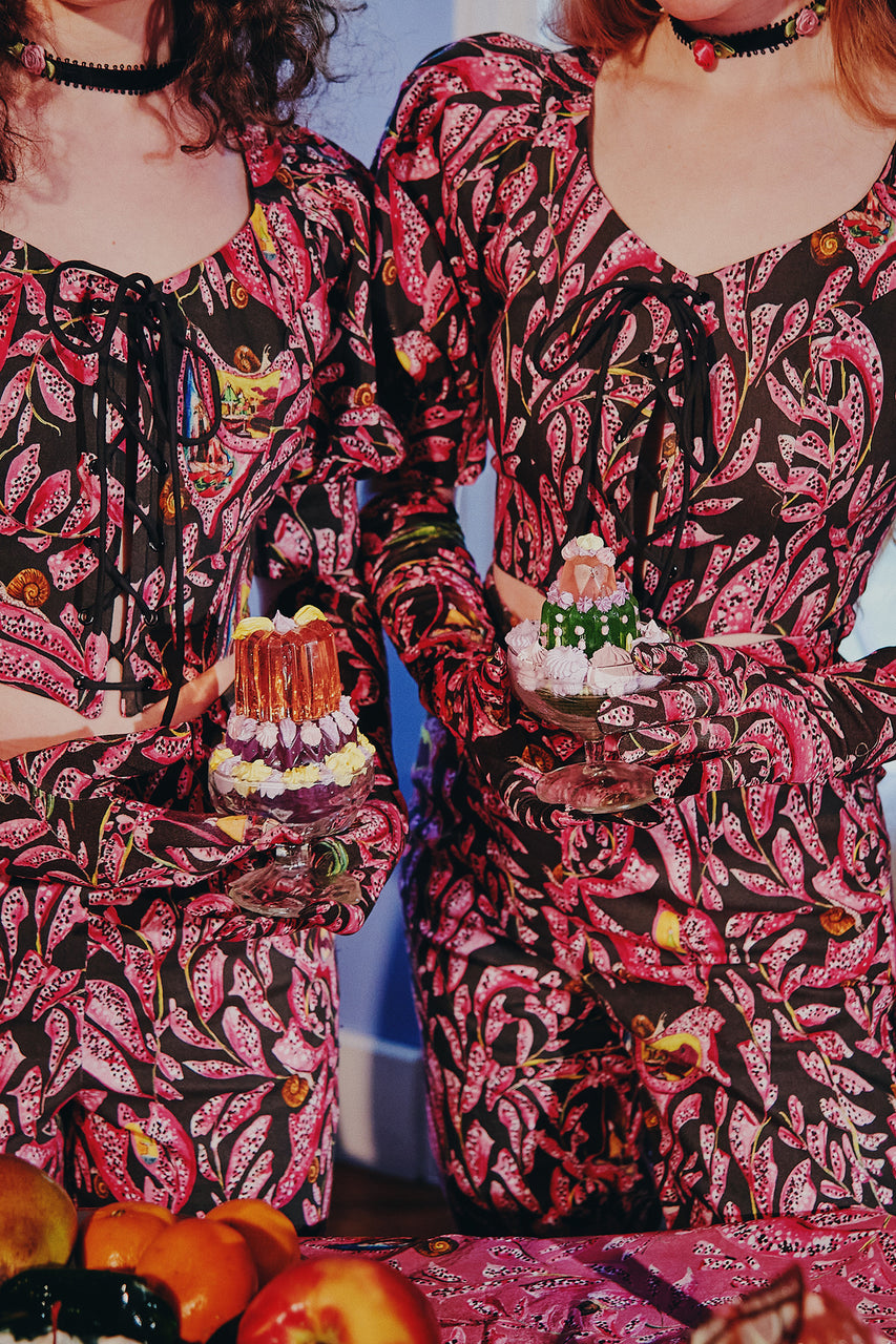 Opera Gloves - Foxglove