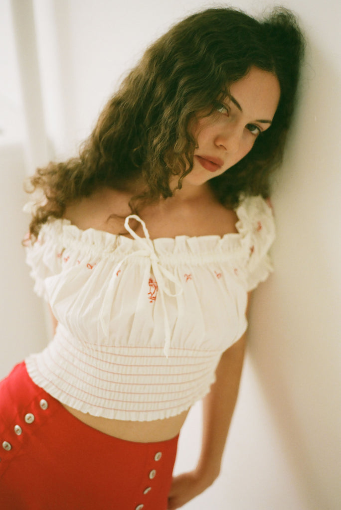 Romance Blouse - Delft