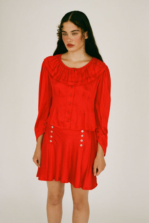 Mi Mi Blouse - Red
