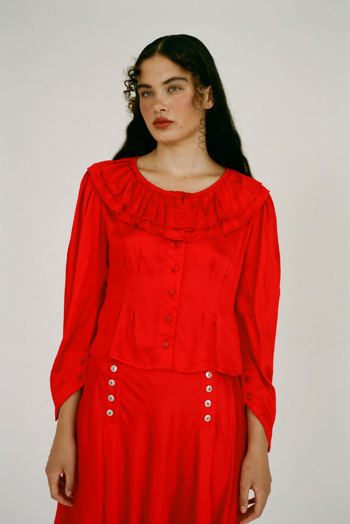 Mi Mi Blouse - Red