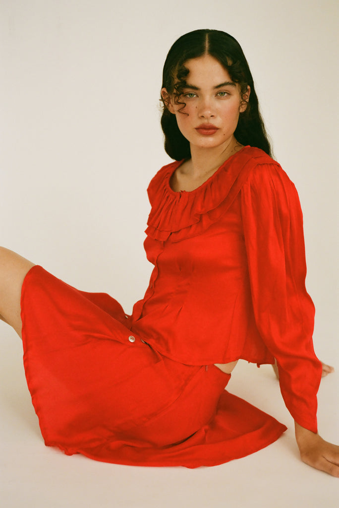 Mi Mi Blouse - Red