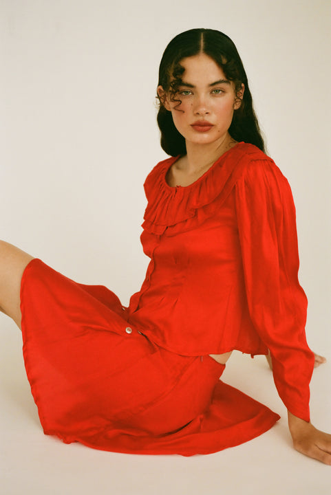 Mi Mi Blouse - Red