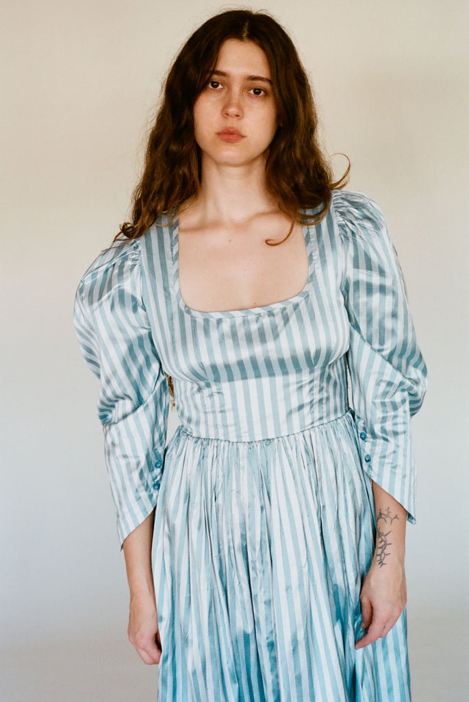 Marie Dress - Antoinette Stripe